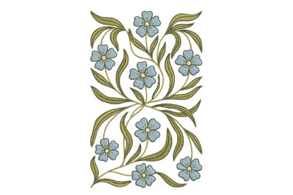 Blue Flowers Embroidery Design: A Seasonal Review