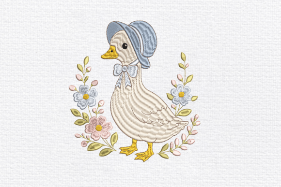 Cute Duck with Flowers: A Holiday Design Review