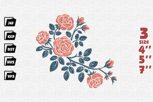 Floral Embroidery Pattern: A Craft Fair Review