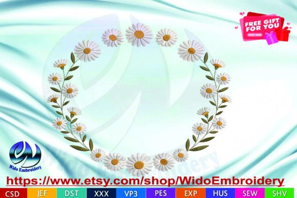 Flower Frame Embroidery Design Review