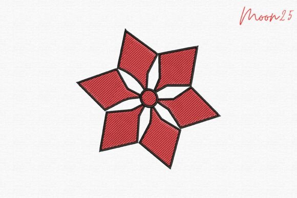 Modern Red Star Flower: A Designer’s Stitch Review