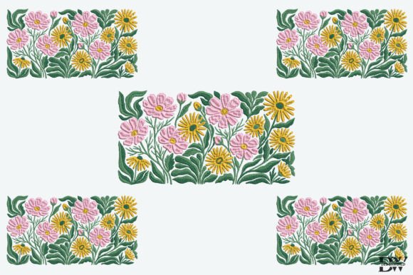 Pink Cosmos Flowers Embroidery Design Review
