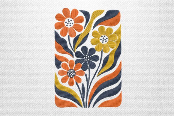 Retro Floral Embroidery Design Set Review